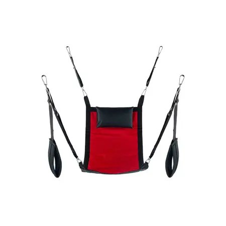 Kinklab Crveni Pravougaoni Canvas Sling 4-Tačkasti Sistem sa Osloncima za Stopala