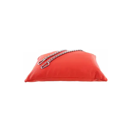 Mr Sling Red Leather Cushion - Adjustable Comfort Accessory, 20 cm Chains