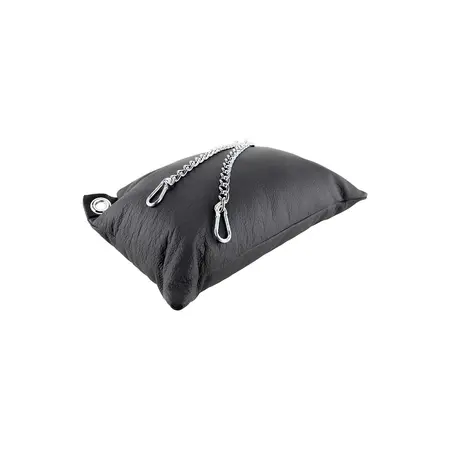 Mr Sling Red Leather Support Cushion with Chains, 20cm, European Made