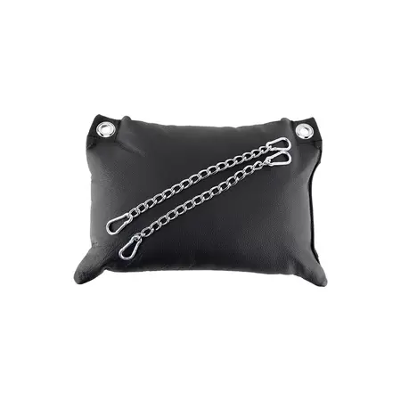 Mr Sling Red Leather Support Cushion with Chains, 20cm, European Made