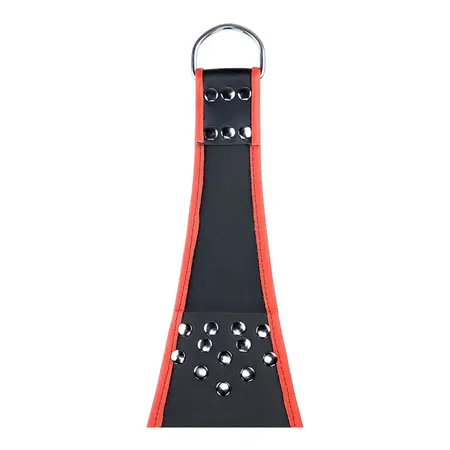 Toys4Lovers Kožni Sling Crno-Crveni 5-Tačaka, Prava Koža, 113x122cm