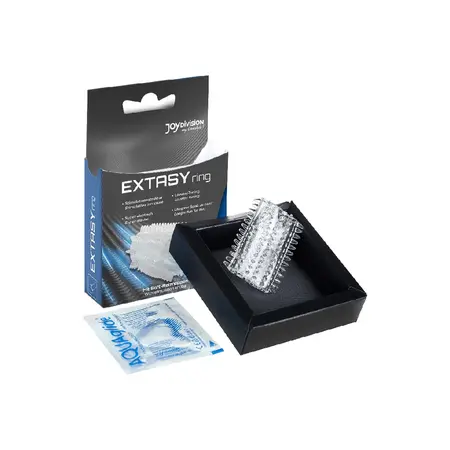 JOYDIVISION EXTASYring Elastični Potporni Prsten sa Stimulativnom Teksturom, Prozirni