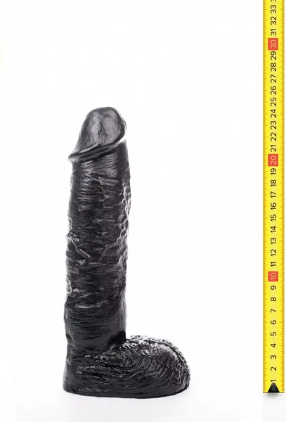 Hung System Mickey Intimni Model sa Usisnom Bazom 24 cm Crni