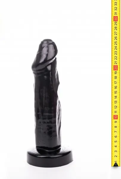 Hung System Uncut 27 cm Crna Intimna Mašina sa Usisnom Bazom
