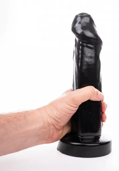Hung System Uncut 27 cm Crna Intimna Mašina sa Usisnom Bazom