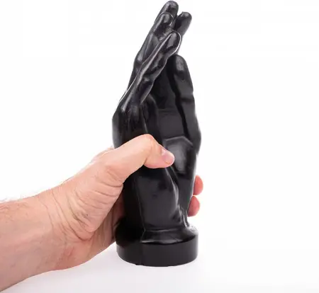 Hung System Hello Čep u Obliku Ruke 23.7 cm x 9 cm Usisna Baza Crni