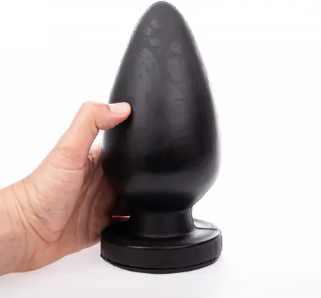 Hung System Egg Plug 21.5 cm - Large Silicone Model with Suction Base