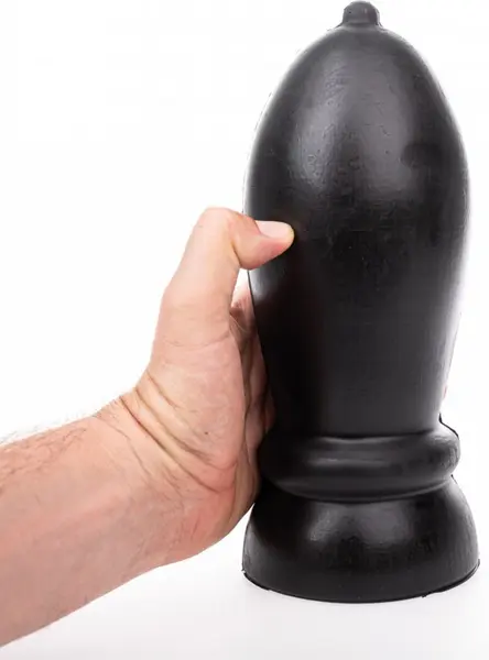 Hung System Rolling Intimni Čep 24cm Crni Veliki Prečnik 9.7cm
