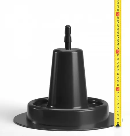 Hung System Easy Squat + Winky Floor Base Attachment 27.5 cm Black