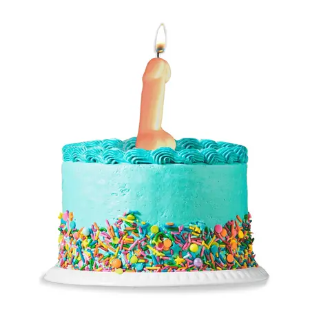 Kheper Games Large Celebration Candle Pink 10cm - Zabavna party dekoracija