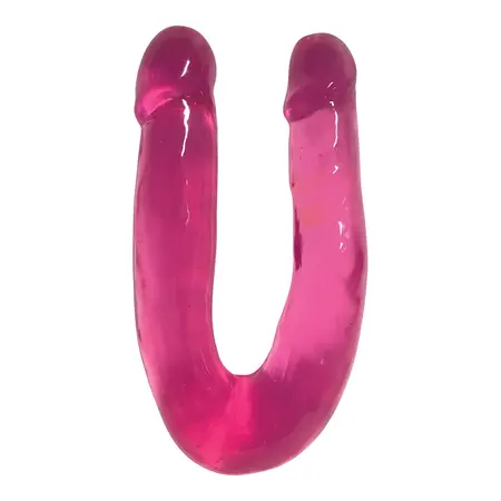 Curve Toys Sweet Slim Double Dipper Flexible Intimate Model Clear 33cm
