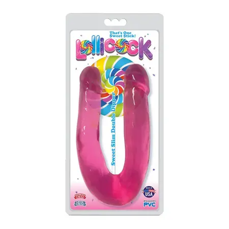 Curve Toys Sweet Slim Double Dipper Flexible Intimate Model Clear 33cm