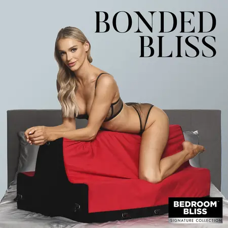 XR Brands Love Bench Red - Ergonomic Adjustable Bondage Furniture