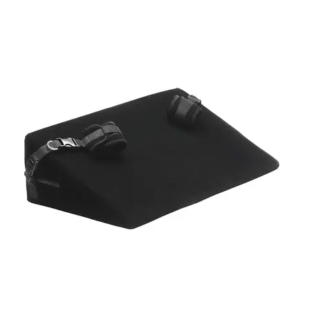 Sportsheets Black Positioning Wedge with Adjustable Restraint System
