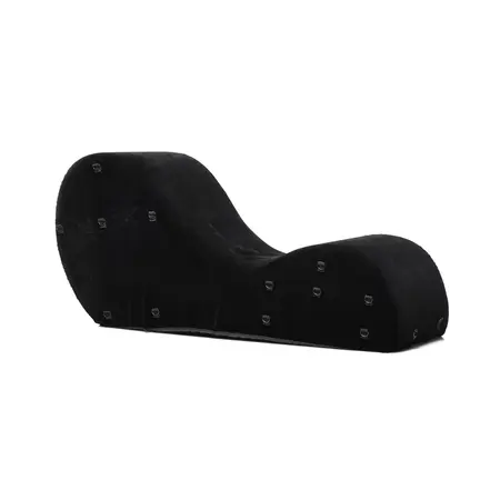 XR Brands Bondage Love Couch Crna - Sistem Za Vezivanje Od Pene Visoke Gustine