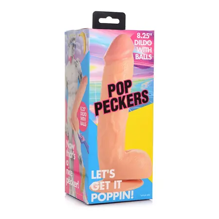 Blush Novelties POP Fleksibilan Model sa Usisnom Bazom 21 cm Roze