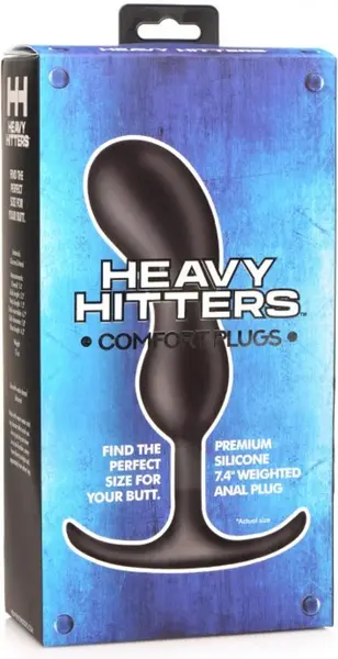 XR Brands Master Series Silicone Weighted Prostate Plug Large