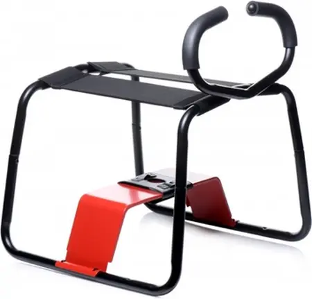 Bangin Bench EZ-Ride Intimate Support Stool with Steel Handles