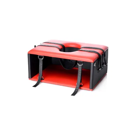 XR Brands Queening Chair Intimate Positioning Furniture with Cuffs