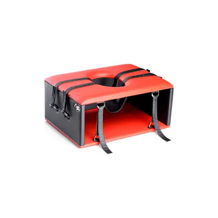 XR Brands Queening Chair Intimate Positioning Furniture with Cuffs