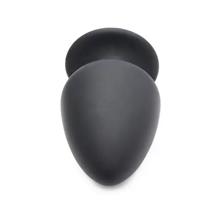 XR Brands Squeezable Intimate Plug Small Thermo-Reactive Black