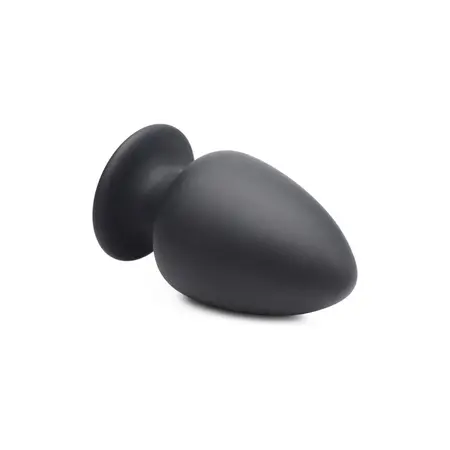 XR Brands Squeezable Plug Large - Flexible Silicone, Thermo-Reactive