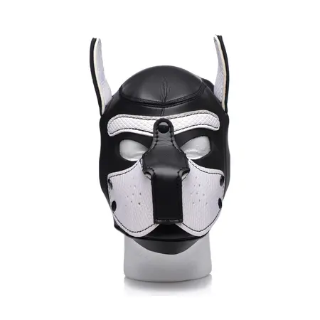 XR Brands Neoprene Puppy Mask Flexible Ears Black Universal Size