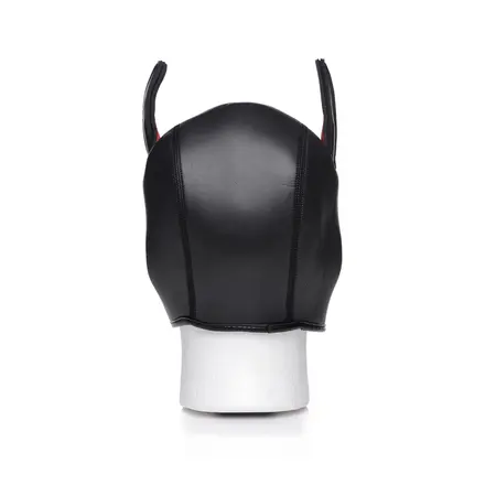 XR Brands Neoprene Puppy Mask Adjustable Black Headgear