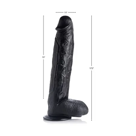 XR Brands Raging Rhino Veliki Anatomski Model 43cm Crna