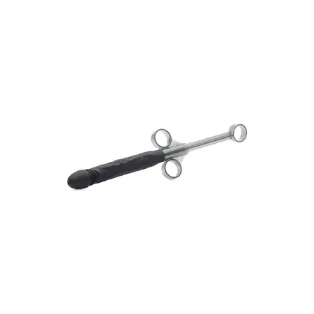 Cleanstream Jizz Shooter Silikonski XL Aplikator za Lubrikant, Crni