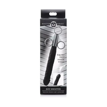 Cleanstream Jizz Shooter Silikonski XL Aplikator za Lubrikant, Crni