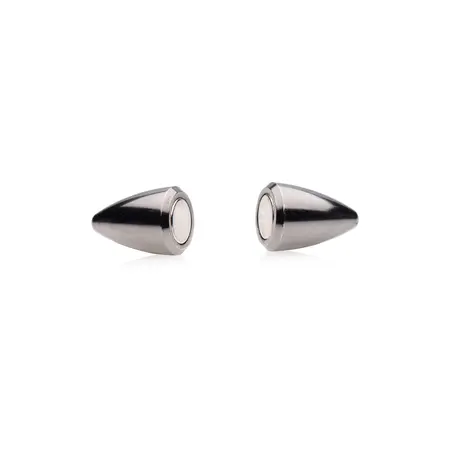 XR Brands MagPoints Magnetic Nipple Clamp Set - Gun Metal Finish