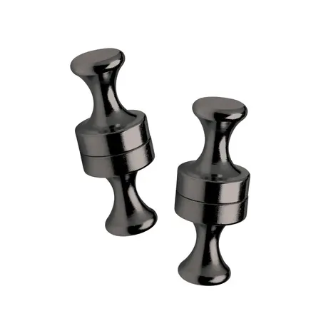 XR Brands Power Pins Magnetic Clamp Set, Nickel-Free, Gunmetal Finish