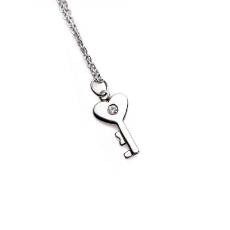 Master Series Chained Locking Bracelet & Necklace Set Titanium Steel