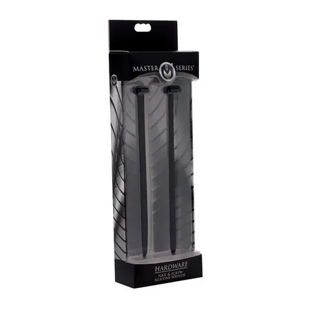 XR Brands Silicone Intimate Sounding Rods Set, Hardware-Inspired Design