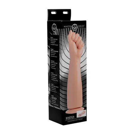 Fisto Model Stisnute Šake – Anatomska Intimna Mašina, XL Veličina, Crna
