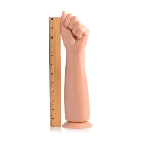 Fisto Model Stisnute Šake – Anatomska Intimna Mašina, XL Veličina, Crna