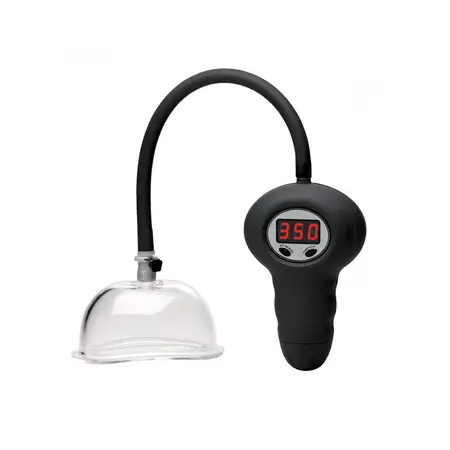 XR Brands Digitalna Vulva Pumpa Automatski Sistem Transparentna 848518030917