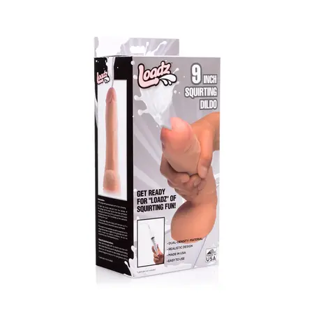 XR Brands Loadz Dual Density Squirting Model 18 cm Beige