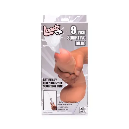 XR Brands Loadz Dual Density Squirting Model 18 cm Beige
