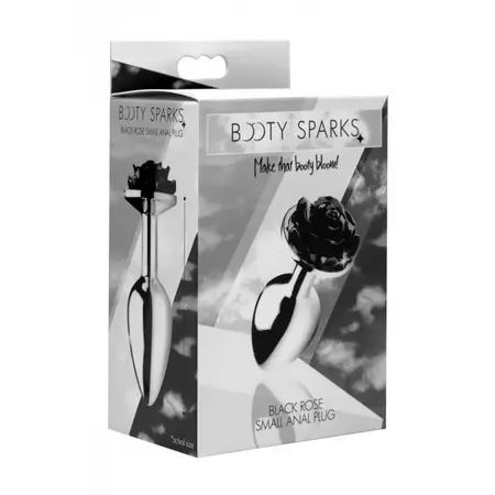 Blush Novelties Black Rose Aluminijumski Čep Mali - Elegantan Metalni Dizajn