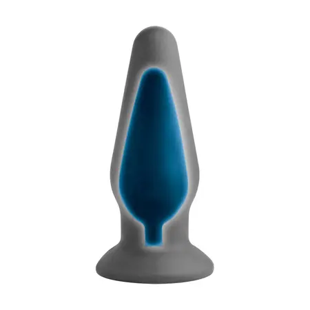 Zeus Estim Silicone Anal Plug Large - Electro-Stimulation, Black