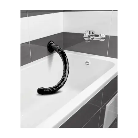 XR Brands Realistični Zmijski Model 19 Crni 48cm Anatomski Sistem