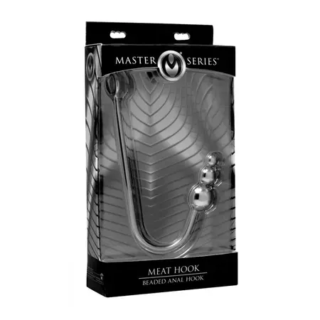 XR Brands Master Series Intimna Kuglasta Kuka od Nerđajućeg Čelika 27 cm