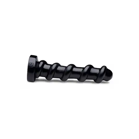 XR Brands The Screw Intimna Mašina Crna sa Teksturiranim Spiralnim Dizajnom 27 cm