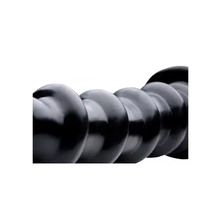 XR Brands The Screw Intimna Mašina Crna sa Teksturiranim Spiralnim Dizajnom 27 cm