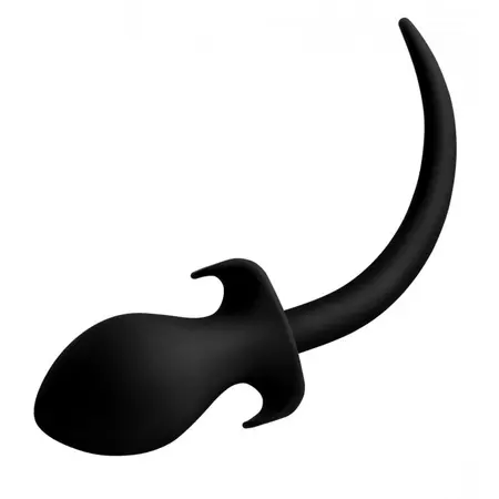 XR Brands Woof XL Silikonski Puppy Tail Čep - Veliki Anatomski Oblik