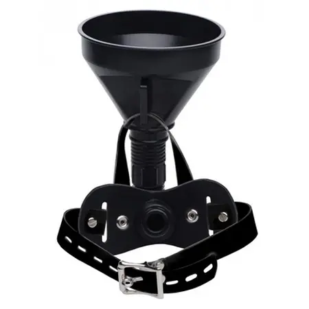 XR Brands Latrine Extreme Podesivi Levkasti Gag Sistem Crni