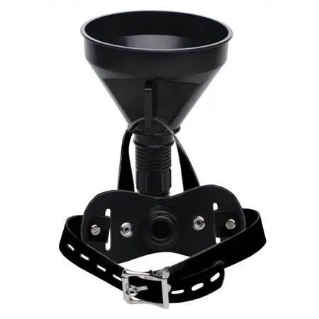 XR Brands Latrine Extreme Podesivi Levkasti Gag Sistem Crni
