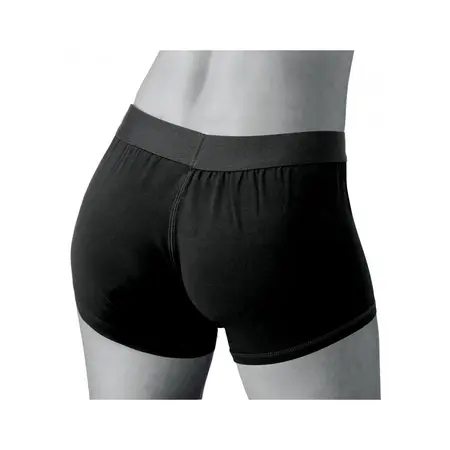 Mod Active-Style Cotton Harness with Built-in O-Ring L/XL Black